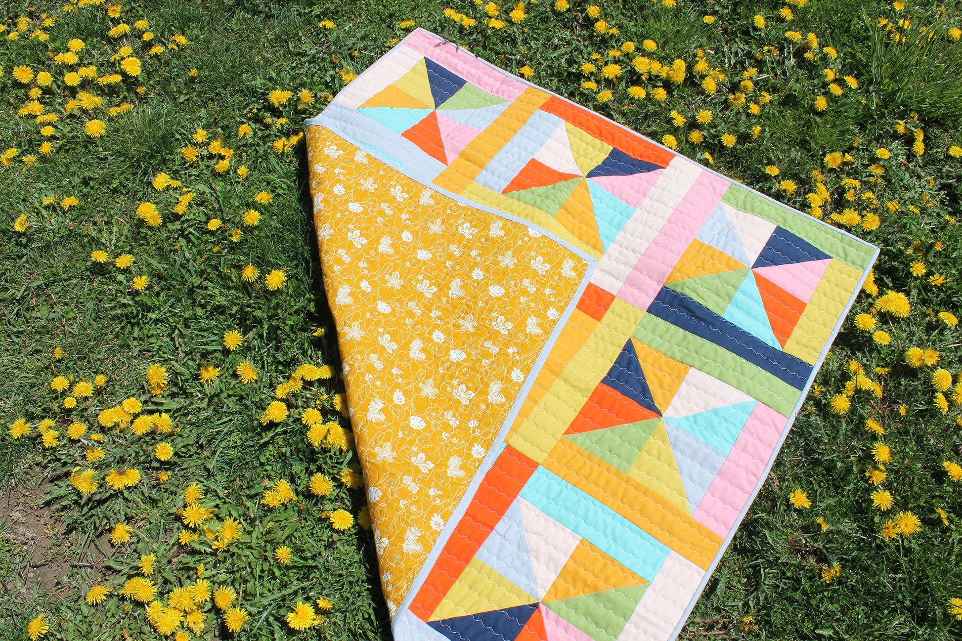 Colourful Baby Quilt - Sew & Such & More