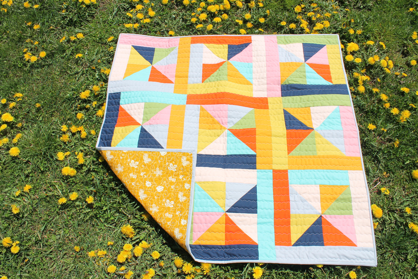 Colourful Baby Quilt - Sew & Such & More