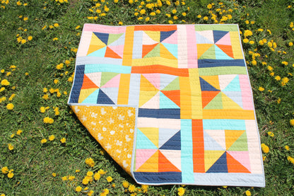 Colourful Baby Quilt - Sew & Such & More